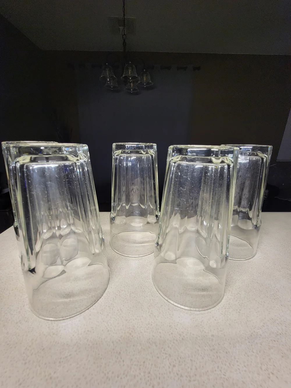 Set of 5 Libbey Gibraltar Clear Glass Tumblers